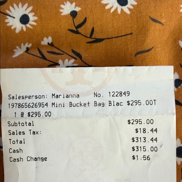 Tory Burch Black Mini Bag with Gold Accent - Picture 15 of 15